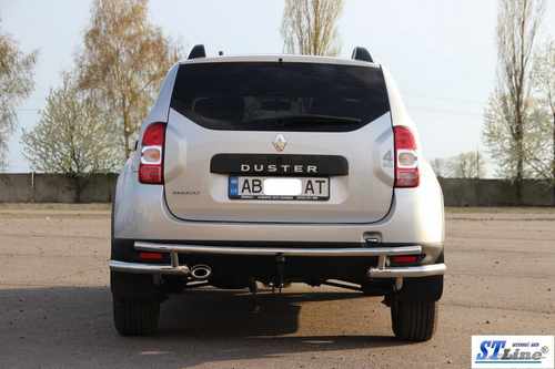 Задня дуга AK005-Special (нерж.) для Dacia Duster 2008-2018 рр