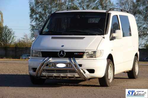 Кенгурятник WT01 (нерж.) для Mercedes Vito W638 1996-2003 років