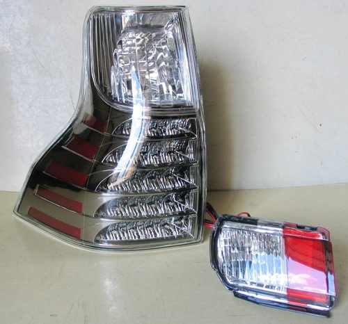 Задні ліхтарі чорні LED для Toyota Prado 150 2009-2013