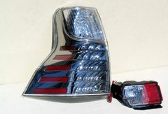 Задние фонари черные LED для Toyota Prado 150 2009-2013