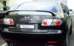 Спойлер на багажник із стоп сигналом Mazda 6 седан 2003-2007 ABS пластик під фарбування