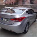 Спойлер ліп на багажник Hyundai Elantra MD 2010-2015 ABS пластик під фарбування