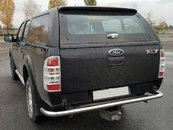 Задній захист AK005 (2 шт., нерж.) для Ford Ranger 2007-2011 рр