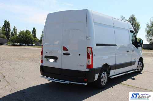 Задня дуга AK008 (нерж.) для Nissan NV400 2010-2024 рр