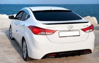 Козирок на скло Hyundai Elantra MD 2010-2015 ABS пластик під фарбування