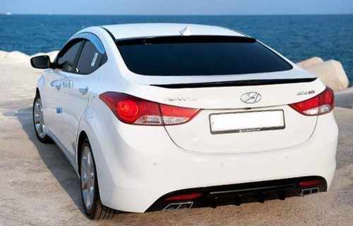 Козирок на скло Hyundai Elantra MD 2010-2015 ABS пластик під фарбування