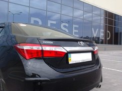 Спойлер ліп багажника Toyota Corolla 2013-2018 ABS пластик під фарбування (повний)