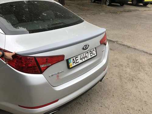 Спойлер ліп на багажник Kia Optima 2010-2013 ABS пластик під фарбування