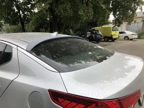 Козирок на скло Kia Optima 2010-2015 ABS пластик під фарбування