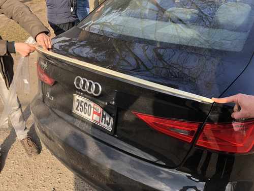 Спойлер ліп багажника Audi A3 2013-2019 АБС пластик під фарбування