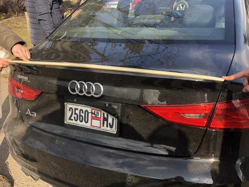 Спойлер ліп багажника Audi A3 2013-2019 АБС пластик під фарбування