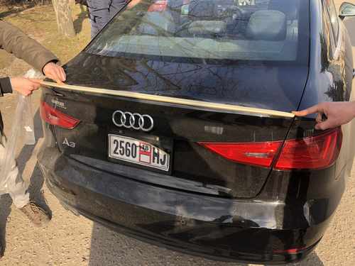 Спойлер ліп багажника Audi A3 2013-2019 АБС пластик під фарбування