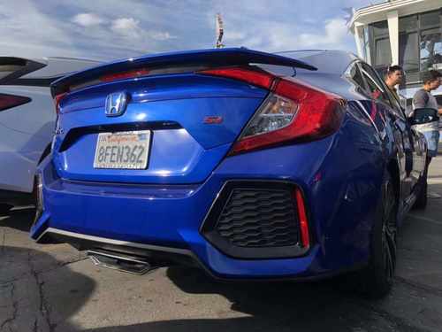 Бампер задній SI Honda Civic 4D 2016-2019 комплектний