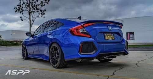 Спойлер на багажник SI Honda Civic 4D 2016- ABS пластик
