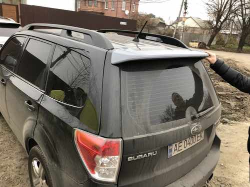 Спойлер козирок Subaru Forester 2008-2012 ABS під фарбування