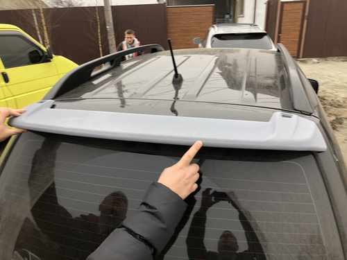 Спойлер козирок Subaru Forester 2008-2012 ABS під фарбування