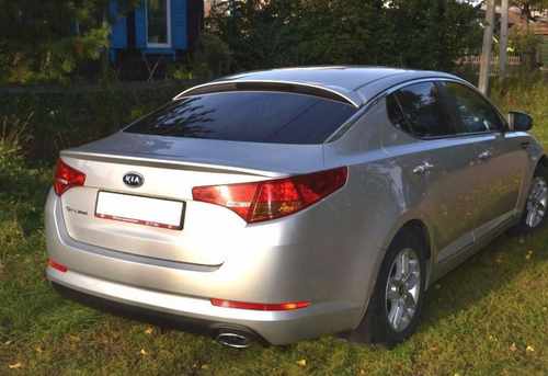 Козирок на скло Kia Optima 2010-2015 ABS пластик під фарбування