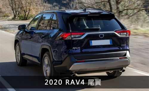 Спойлер на кришку багажника Toyota Rav-4 2019-ABS пластик під фарбування