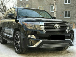 Бампер у зборі Toyota Land Cruiser 200 2007-2015 у стилі 2016 року колір чорний