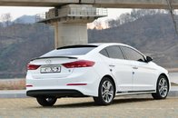 Спойлер ліп багажника Hyundai Elantra AD 2016-ABS пластик під фарбування