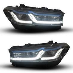 Фари Laser LCI 2020+ рестайлінг замість дорестайлінгових BMW G30 G31 CHROME 2шт.