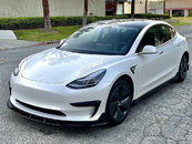 Комплект обвісу Tesla Model 3 2017- ABS пластик, колір чорний глянець