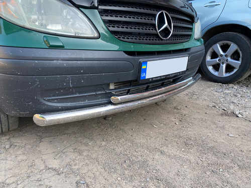 Нижня Губа ST014 (нерж) , 60/42мм для Mercedes Vito W639 2010-2015