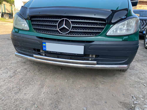 Нижня Губа ST014 (нерж) , 60/42мм для Mercedes Vito W639 2010-2015