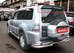 Спойлер на кришку багажника Mitsubishi Pajero Wagon 2000-2015 ABS пластик під фарбування