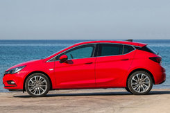 Окантовка вікон (нерж) Нижня для Opel Astra K 2016-2024