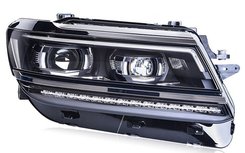 Передні фари чорні   для Volkswagen Tiguan L USA 2016-2020
