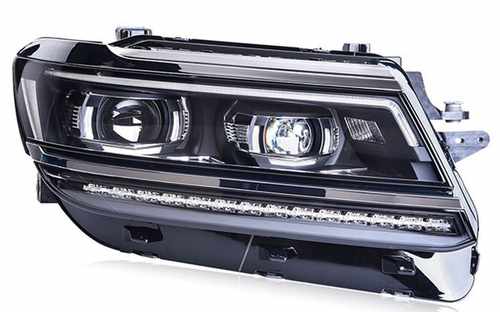 Передні фари чорні   для Volkswagen Tiguan L USA 2016-2020