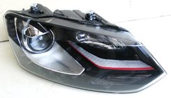 Передні фари GTI червоні для Volkswagen Polo Mk5 2012-2015
