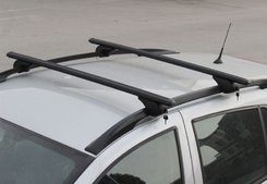 Перемички на звичайні рейлінги під ключ Bold Bar V1 (2 шт) Чорні для Toyota Proace City