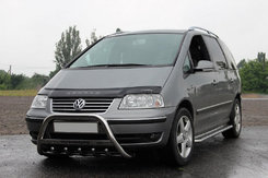 Кенгурятник WT004 (нерж) 51 мм для Volkswagen Sharan 1995-2010 