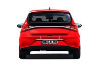 Хром планка над номером OmsaLine (нерж) для Hyundai I-20 2020-2024 рр
