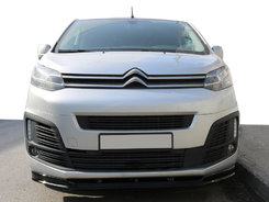Передня лип накладка (ABS) для Opel Vivaro 2019-2024 рр