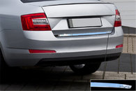 Кромка багажника (нерж) Carmos - Турецька сталь для Skoda Octavia III A7 2013-2019рр.