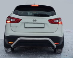 Задня дуга AK007-1 (нерж) для Nissan Qashqai 2014-2021рр