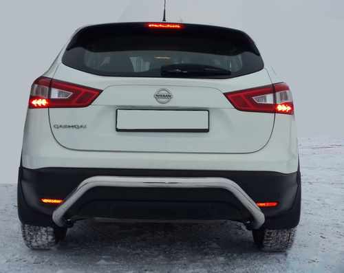 Задня дуга AK007-1 (нерж) для Nissan Qashqai 2014-2021рр