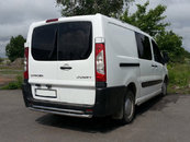 Задня дуга Double (нерж.) для Citroen Jumpy 2007-2017 років