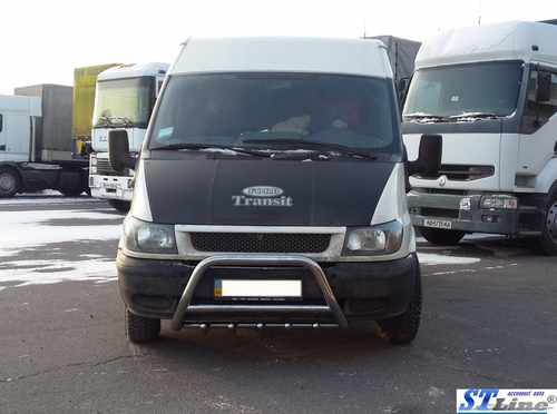 Кенгурятник WT002 (нерж.) для Ford Transit 2006-2014