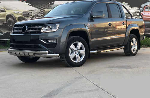 Передній захист F3-08.7 (нерж) для Volkswagen Amarok 2010-2022 рр