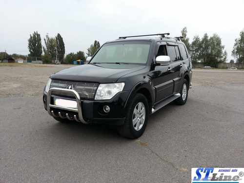 Кенгурятник QT006 (нерж.) 60 мм для Mitsubishi Pajero Wagon IV