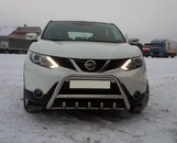 Кенгурятник WT003 (нерж) для Nissan Qashqai 2014-2021