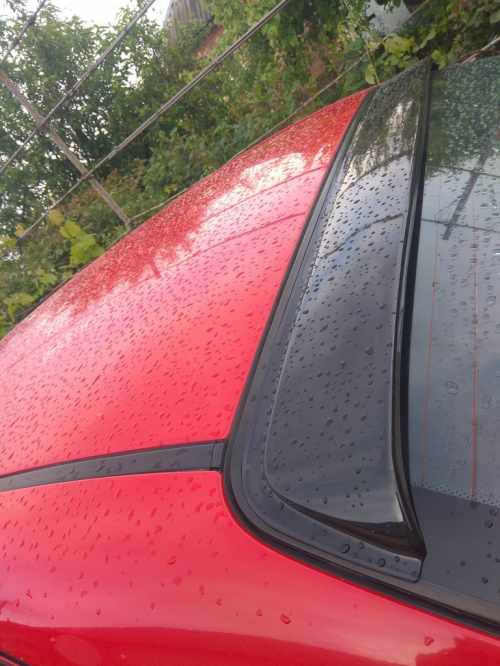 Задній дашок (DDU, ABS-пластик) матова для Chevrolet Aveo T200 2002-2008 рр.
