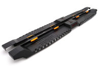 Бокові пороги Dakar V2 з LED (2 шт, метал) для Nissan Navara 2006-2015 рр