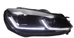 Передні фари чорні стиль Golf 7.5 для Volkswagen Golf 6 20089-2012