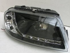 Передні фари чорні для Volkswagen Passat B5