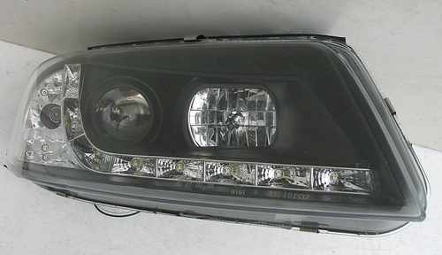 Передні фари чорні для Volkswagen Passat B5